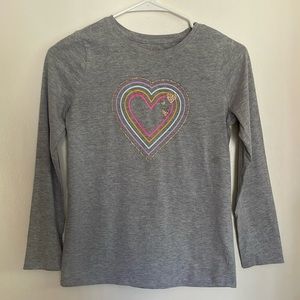 Girls Cat & Jack long sleeves top. L (10/12)
